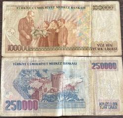 KOLEKSİYONLUK ESKİ PARA TÜRK LİRASI 2 ADET