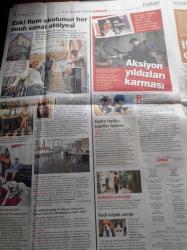 Milliyet Cumartesi Gazetesi - 14 Ağustos 2010 - Herkesin Gözünde İnek Gözlükleri - Justin Timberlake - Britney Spears - Johnny Depp - Madonna - Kadrosu Ünlü Aktör Dolu Bir Aksiyon Bir Komedi Cehennem Meleği - Sylvester Stallone - Cemil İpekçi Çöpe Gidecek Kağıtlardan Koleksiyon Çıkardı - Eski Rum Okulunun Her Sınıfında Bir Sanatçı - Seçkin Pirim
