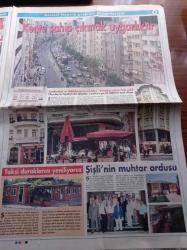 Şişli Belediye Gazetesi - 8. Hizmet Yılı - Mustafa Sarıgül Fotoğrafı - Yerel Yönetimlerin Lider İlçesi -  Şişli Bir Türkiye Modelidir - Dumansız Masa - Önce İnsan Önce Sağlık - Şişli'nin Muhtar Ordusu - Taksi Duraklarını Yeniliyoruz- Yarının Şampiyonları Şişli'de Yetişiyor