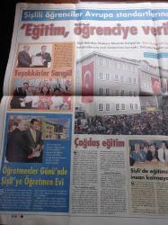 Şişli Belediye Gazetesi - 8. Hizmet Yılı - Mustafa Sarıgül Fotoğrafı - Yerel Yönetimlerin Lider İlçesi -  Şişli Bir Türkiye Modelidir - Dumansız Masa - Önce İnsan Önce Sağlık - Şişli'nin Muhtar Ordusu - Taksi Duraklarını Yeniliyoruz- Yarının Şampiyonları Şişli'de Yetişiyor