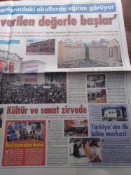 Şişli Belediye Gazetesi - 8. Hizmet Yılı - Mustafa Sarıgül Fotoğrafı - Yerel Yönetimlerin Lider İlçesi -  Şişli Bir Türkiye Modelidir - Dumansız Masa - Önce İnsan Önce Sağlık - Şişli'nin Muhtar Ordusu - Taksi Duraklarını Yeniliyoruz- Yarının Şampiyonları Şişli'de Yetişiyor