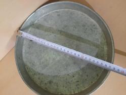 KALAYLI BAKIR TEPSİ ÇAP 27 CM DERİNLİK 4,5 CM