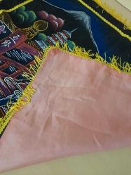 JAPONYA ÇEKÇEK  temalı yastık kılıfı. JAPON MALI ETİKETLİ KULLANILMAMIŞ 1 ADET 43X60 CM