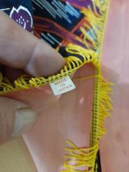 JAPONYA ÇEKÇEK  temalı yastık kılıfı. JAPON MALI ETİKETLİ KULLANILMAMIŞ 1 ADET 43X60 CM