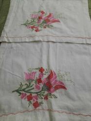 MAKİNE İŞİ  YASTIK KILIFI 2 ADET 60X40 CM