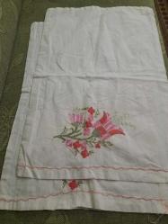 MAKİNE İŞİ  YASTIK KILIFI 2 ADET 60X40 CM