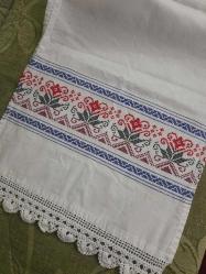 DANTELLİ DOKUMA HAVLU PEŞKİR BUZDOLABI ÖRTÜSÜ 110X38 CM