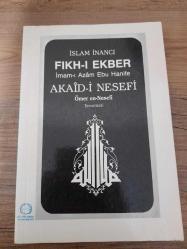 İslam İnancı  Fıkh-ı Ekber  Akaidi Nesefi  Ömer en-Nesefi Tercemesi