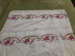 DEĞERLENDİRMELİK KANAVİÇE yastık KILIFI 40x90