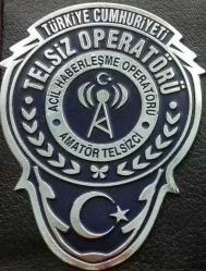 TELSIZ OPERATÖRÜ,AMATÖR TELSIZCI CÜZDAN ROZETİ SATINAL-SIVILE SATILMAZ.SADECE ÇAĞRI KODU BULUNAN,TELSIZ OPERATÖRÜ KIMLIKLI PERSONEL ALABILIR