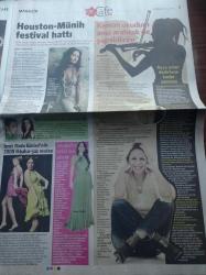 Milliyet Cafe Gazetesi - 19 Mart 2008 - Fadik Sevin Atasoy Önce Houston Sonra Münih Yolcusu - Hamamda Mini Konser - Leyla Bilginel En Büyük Hayali Ogluyla Çiftlikte Yaşamak - Yaprak Dökümü - Facebook'a Rakip Geldi - Ayça Tekindor Ticari Olan Her Şey Kötü Değildir