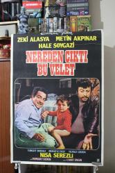 Efemera - Nereden Çıktı Bu Velet (1975) filmi afişi - Zeki Alasya - Metin Akpınar - kitantik - kitaLog