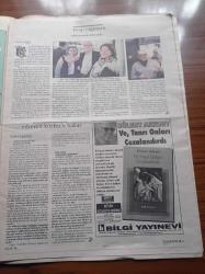 Dünya Kitap Gazetesi - 11 Eylül 1998 - Sayı 83 - Osman Arolat'ın Kitaplığından Türkiye Bölgesel Coğrafyası - Orhan Kemal İstanbul'dan Çizgiler - Faruk Bildirici - Atatürk'ün Armstrong'a cevabı - Ercüment Yavuzalp Dış Politikada Oyunun Kuralları - Fakir Baykurt Özüm Çocuktur - Doktor Nejat Eczacıbaşı - Ali Erkan Kavaklı Başkaldırıyorum  Kitabı