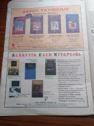 Dünya Kitap Gazetesi - 11 Eylül 1998 - Sayı 83 - Osman Arolat'ın Kitaplığından Türkiye Bölgesel Coğrafyası - Orhan Kemal İstanbul'dan Çizgiler - Faruk Bildirici - Atatürk'ün Armstrong'a cevabı - Ercüment Yavuzalp Dış Politikada Oyunun Kuralları - Fakir Baykurt Özüm Çocuktur - Doktor Nejat Eczacıbaşı - Ali Erkan Kavaklı Başkaldırıyorum  Kitabı