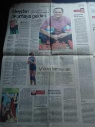 Cumhuriyet Spor Gazetesi - 8 Eylül 2004 - Sayı 43 -  Namibya'nın İyi Niyet Elçisi Fredericks - Mehmet Okur - TED Kulübü'nün 71 Yıllık Tarihe İmza Atanlar Ve Bir İdealist Behbut Cevanşir - A Milli Takım Posteri - Bizim Jay Jay Okocha Bolton'dan Mutlu - Beşiktaş İçin Kaçan Fırsat İbrahimoviç - Fenerbahçe Başkanı Aziz Yıldırım Despot