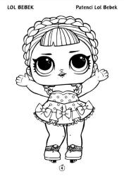 LOL Bebek Boyama Kitap Seti (80 Süper Boyama Kalem Hediyeli)