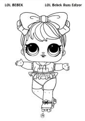 LOL Bebek Boyama Kitap Seti (80 Süper Boyama Kalem Hediyeli)