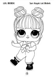 LOL Bebek Boyama Kitap Seti (80 Süper Boyama Kalem Hediyeli)