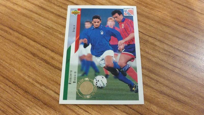 Antika - Upper Deck World Cup USA 1994 Roberto Baggio Italy Heros