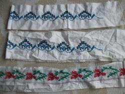 APLİKELİK KANAVİÇE - 3 ADET - BOYU 78 CM OLAN 2 ADET - BOYU 64 CM OLAN BİR TANE