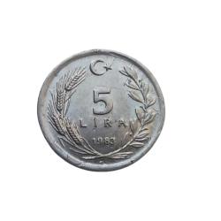 1983 Yılı 5 Lira