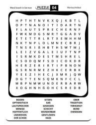 Almanca Kelime Öğreten Bulmaca Kitabı (3000 Kelime Cevaplarıyla)