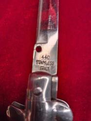 ÇAKI OTOMATİK AÇILIP ELLE KAPANABİLEN GÖVDESİ SERT METERYAL ÇELİK ÇAKI(HİÇ KULLANILMAMIŞ) 862