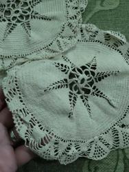 25 CM ÇAPINDA YUVARLAK SEHPA ÖRTÜSÜ SÜTLÜ KAHVE 5 PARÇA