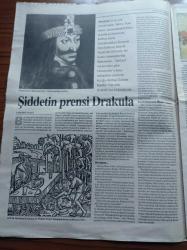 Cumhuriyet Dergi Gazetesi - 11 Mart 2001 - Sayı 781 - Türkiye Santranç Birinciliği Seçme Turnuvası -- Hanım Tosun Kocası Fehmi Tosun'un Peşinde Galatasaray'da - Murat Belge -Hanım Tosun Ve Tilbe Saran Fotoğrafı - Parmak İzi - Kadının Tarihi - Ressam Mehmet Güler - Drakula - Gerard Butlar