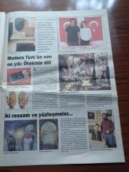 Cumhuriyet Dergi Gazetesi - 17 Mart 2002 - Sayı 834 - Özcan Deniz - Nurgül Yeşilçay - Lunapark'tan Çizgiler -Yatak Odasındaki Sissy - İki Ressam Ender Dandul ve Mustafa Delioğlu  Yüzleşmeler - Selda Alkor Fotoğrafı- Cem Mumcu - Terapi Şeysi - Arundhati Roy - Aupair'den Mektup Var - BBC- Büyük Adam Küçük Aşk