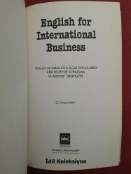 English for International Business : İthalat ve İhracatla İlgili Konularda İleri Düzeyde Konuşma ve Mektup Örnekleri - G. Drummer - ABC Kitabevi - İngilizce Kitap (Uluslararası İşletme İngilizcesi)