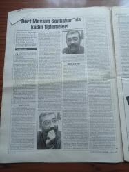 Cumhuriyet Kitap Gazetesi - 4 Haziran 1998 - Sayı 433 - Tarihin İnsan Yüzü Ve Ahmet Altan Fotoğrafı - Nuri İyem'in Sanatı Ve Yapıtları Nefis Bir Kitapla Okura Ulaştırılıyor - Sennur Sezer Nezihe Meriç'in Öykü Kitabı Yandırma'yı Değerlendirdi - Hidayet Karakuş Aytül Uncu Akal'ın Beni Bırakma Hayatını Değerlendirdi-- Daniel Defoe