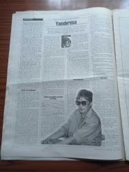 Cumhuriyet Kitap Gazetesi - 4 Haziran 1998 - Sayı 433 - Tarihin İnsan Yüzü Ve Ahmet Altan Fotoğrafı - Nuri İyem'in Sanatı Ve Yapıtları Nefis Bir Kitapla Okura Ulaştırılıyor - Sennur Sezer Nezihe Meriç'in Öykü Kitabı Yandırma'yı Değerlendirdi - Hidayet Karakuş Aytül Uncu Akal'ın Beni Bırakma Hayatını Değerlendirdi-- Daniel Defoe