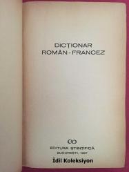 Dictionar Roman Francez - Romence - Fransızca Sözlük - Editura Ştiinfica