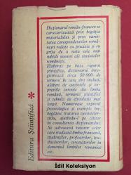 Dictionar Roman Francez - Romence - Fransızca Sözlük - Editura Ştiinfica