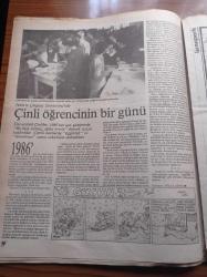 Cumhuriyet Dergi Gazetesi - 8 Şubat 1987 - Sayı 51 - Dört Mevsim Ürgüp - Yaz Bekarı ve Bazıları Sıcak Sever Filmlerinin Yıldızı Marilyn Monroe - Haftanın Konuğu Bedreddin Dalan Ve Reha Öz - Erdal Atabek - Park Avenue'deki Mucizeler - Perihan Savaş - Müşfik Kenter Savunma'da - Taner Barlas Mim Tiyatrosu - Burt Reynolds - Haftanın Fotoromanı - Turgut Özal