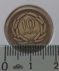 1951 YILI 10 KURUŞ ORİJİNAL MADENİ PİRİNÇ NADİRDİR UUU2B3 ÇOK ÇOK TEMİZ