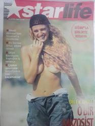 Star Life Magazin Dergisi - 12 Eylül 1999 - Dilek Onat - Arzu Yanardağ - Mustafa Altıoklar - Gökhan İleri - Selin Toktay - Eda Modoğlu - Sergen Yalçın - Sibel Ceylan - Bahattin Demir - Şebnem Arda - Feraye Tanyolaç - Ziya Kürküt - Ece Uslu - Engin Ardıç - Bilkan Yetkin - Ceyda Düvenci - Kaan Girgin - Oktay Kaynarca - Emrah - Uğur Yücel - Mehmet Ali Erbil - Serdar Ortaç - Hilal Aslangiray - Özlem Yıldız - Metin Şentürk - Sertab Erener - Seda Sayan - Mustafa Sandal - Songül Çavuşoğlu - Sertab Erener - Derin Mermerci - Yasemin Kozanoğlu - İlknur Soydaş - Okan Bayülgen - Uğur Kozanoğlu - Ebru Güzel - Sevda Demircan - Kaan Tüzün - Neslihan Yavuzcan - Eda Ataş - İç sayfalarında kopukluk vardır. Haberleri ve fotoğrafları - Tam takım dergi-