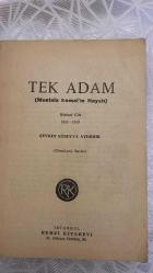 Tek Adam Cilt 1