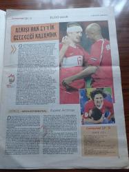 Cumhuriyet Spor Gazetesi - 1 Temmuz 2008 -  Formula 1'e Kiloluk Bayan Pilot Danica Patrick - İşte Potanın Perileri - Yasemin Horasan - Euro 200'in Enleri - Dede Luis Aragones Fenerbahçe'ye Kupayla Geliyor - Euro 2008'de Kulube Boşaldı - Avrupa Bizi Hatırladı - Sabri Sarıoğlu - Gökhan Zan - Emre Aşık- Oğuz Çetin - Fatih Terim
