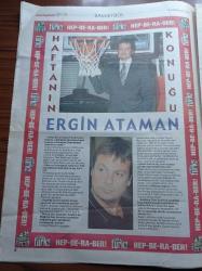 Cumhuriyet Spor Gazetesi - 6 Kasım 2007 - Türk Telekom'un  Başarılı Antrenörü Ercüment Sunter - Eda Erdem - Naz Aydemir - Filede Ulusal Umut - Futbolumuzun Umudu Çocuklar - Genç Jokeyler Piste Çıkıyor - Thierry Henry - David Beckham - Marco Aurelio