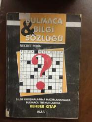 Bulmaca Bilgi Sözlüğü Cilt 2- Necdet Pekin -  Türkçe Kitap - Alfa Yayınları -