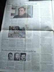 Cumhuriyet 2 Gazetesi - 4 Kasım 1993 - İsveç'te Leonardo Da Vinci Sergileniyor - Sokak Boyu Tütünler - Bilgisayar İcat Oldu Kağıt Yok Oldu - Kokar Koyu Korunmalı Mı Korunmamalı Mı - Tayvanlı Kadınlar Feminizmi Benimsedi - Karada Da Karakutu Kullanılacak- Dil Devriminin İnançlı Bir Öğretmeni Ömer Asım Aksoy