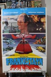 Frankeştayn - Ölüm Yarışı 2000 filminin afişi (Death Race 2000 1975) David Carradine - Sylvester Stallone