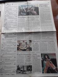 Cumhuriyet 2 Gazetesi - 15 Şubat 1994 - Bernardo Bertolucci Filmlerim Kısmen Kendi Yaşantımın Öyküsü - Cinsel Suçlar On Yılda Dört Kat Arttı - Surlar Artık Korumuyor Korunuyor - Yasalar Henüz Uzaya Ulaşamadı - 6 Ankara Uluslararası Film Festivali - Kazanova'nın Maskeleri İniyor Yüzünden