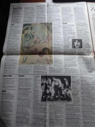 Cumhuriyet 2 Gazetesi - 14 Şubat 1994 - Sevgi Sevgiliyle Birlikte Ölümsüzleşir - İngiltere'nin En Romantik Erkeği - Trophy'ci Günümüzün Yorulmaz Savaşçısı - Okuma Yazma Oranı En Düşük İl Hakkari - Martılara Simit Ziyafeti - Aşık İhsani Vivaldi Cafe'de - Charlie Chaplin - Fatma Girik - Gülay Atığ - Uğur Yücel - Sezen Aksu