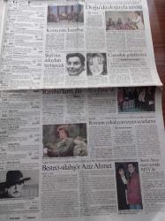 Cumhuriyet 2 Gazetesi - 14 Şubat 1994 - Sevgi Sevgiliyle Birlikte Ölümsüzleşir - İngiltere'nin En Romantik Erkeği - Trophy'ci Günümüzün Yorulmaz Savaşçısı - Okuma Yazma Oranı En Düşük İl Hakkari - Martılara Simit Ziyafeti - Aşık İhsani Vivaldi Cafe'de - Charlie Chaplin - Fatma Girik - Gülay Atığ - Uğur Yücel - Sezen Aksu