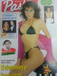 Pasha Magazin Dergisi - 4 Haziran 2000 - Gizem Özdilli - Aslı Atasagun - Levent Ceylan - Banu Öztürk - Ali Sunal - Didem Erol - Ceylan - Hakan Şükür - Kenan Kalav - Pakize Suda - Burcu Çağrı - Özlem Ertem - Hakan Tankut - Yüksel Ak - Doğa Bekleriz - Petek Dinçöz - İzzet Yıldızhan Posteri - Ebru Şallı - Ferda Anıl Yarkın - Nükhet Duru - Cenk Eren - Sinan Özen - Haluk Levent - Ayşegül Aldinç - Nazan Öncel - Ebru Pala - Petek Dinçöz - Tarık Tarcan - Bettina Hakko - İzzet Çapa - Canan Yaka - Feryal Gülman - Shakira - Ajda Pekkan - Sezen Aksu - Selin Toktay - Haberleri ve fotoğrafları - Tam takım posterli dergi-