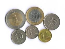 Efemera - 2005 Yılı  Ytl Eski Madeni Para Lotu Düşük Kondisyon Koleksiyon Görseldeki Ürün / 900 - kitantik - kitaLog