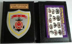 SAHIL GÜVENLİK KOMUTANLIGI ROZETLİ CÜZDANI SATINAL-SADECE ASKERI ADRESE GONDERILIR ve ASKERİ PERSONELE SATILIR-SIVILE SATILMAZ-SIVIL ADRESE GONDERILMEZ.